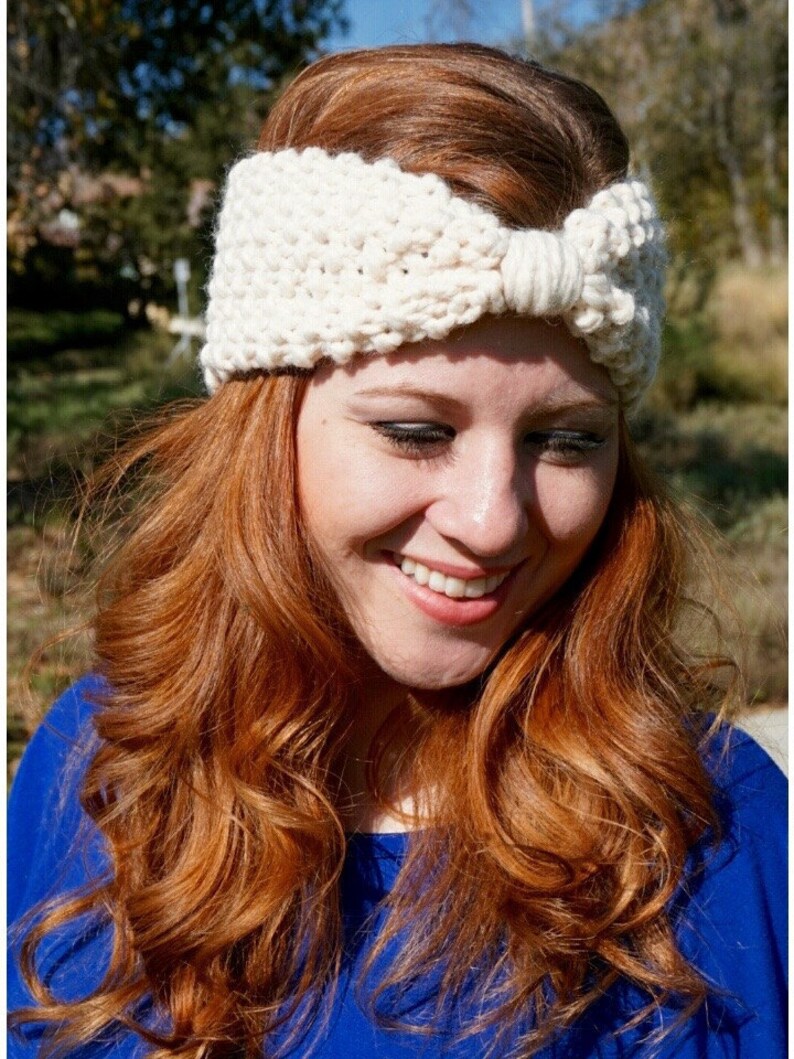 Knit Turban Headband / Ear Warmer - Etsy