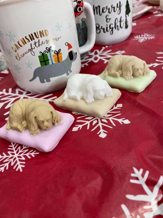 Adorable dog shaped soap Etsy