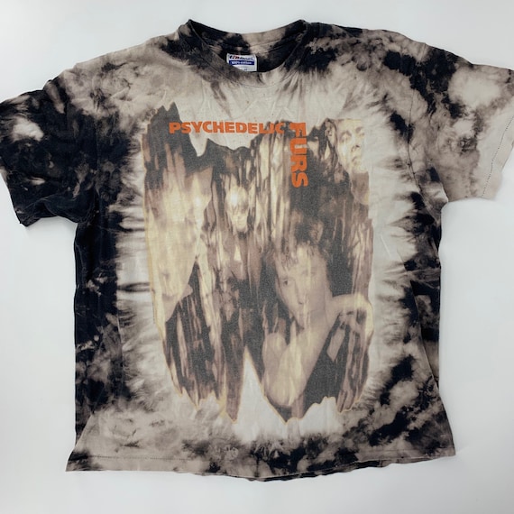 Vintage 1980s 90s Psychadelic Furs Bleached Stitch