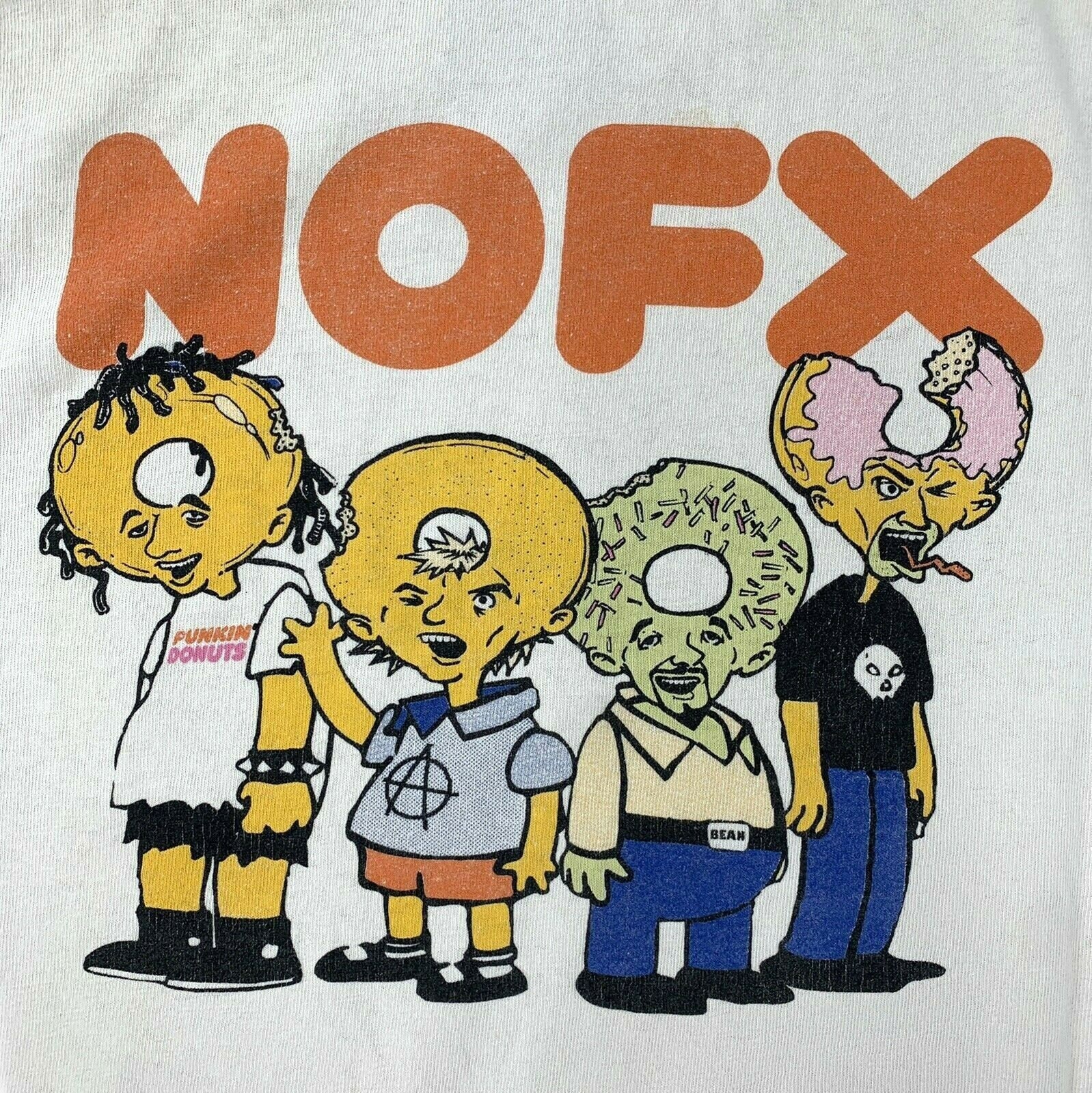 Discover Vintage 1999 NOFX Punkin Donuts Simpson Parody Original Punk 90s