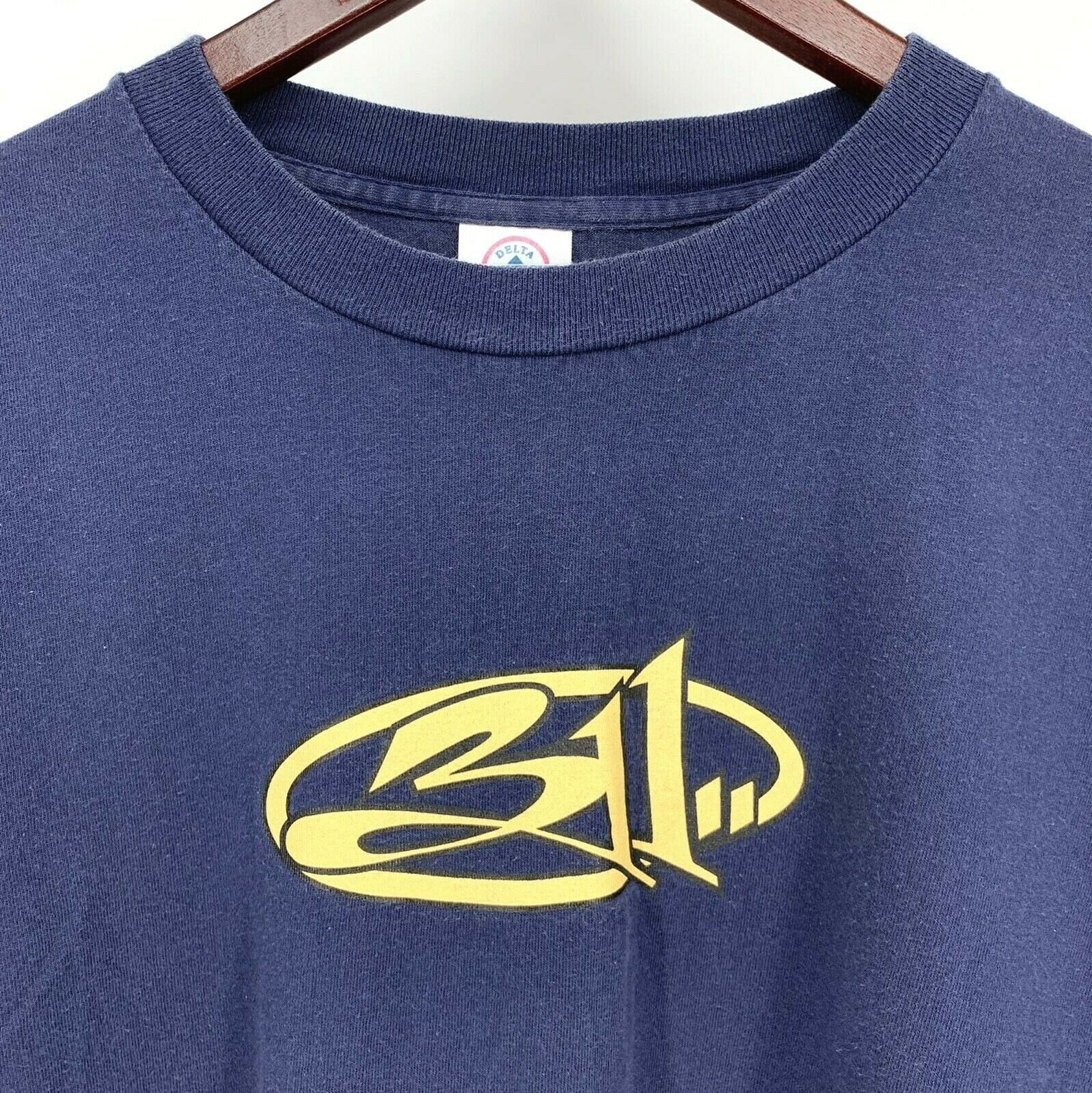 Vintage 311 Band T Shirt XL Long Sleeve Double Sided Blue Crew - Etsy UK