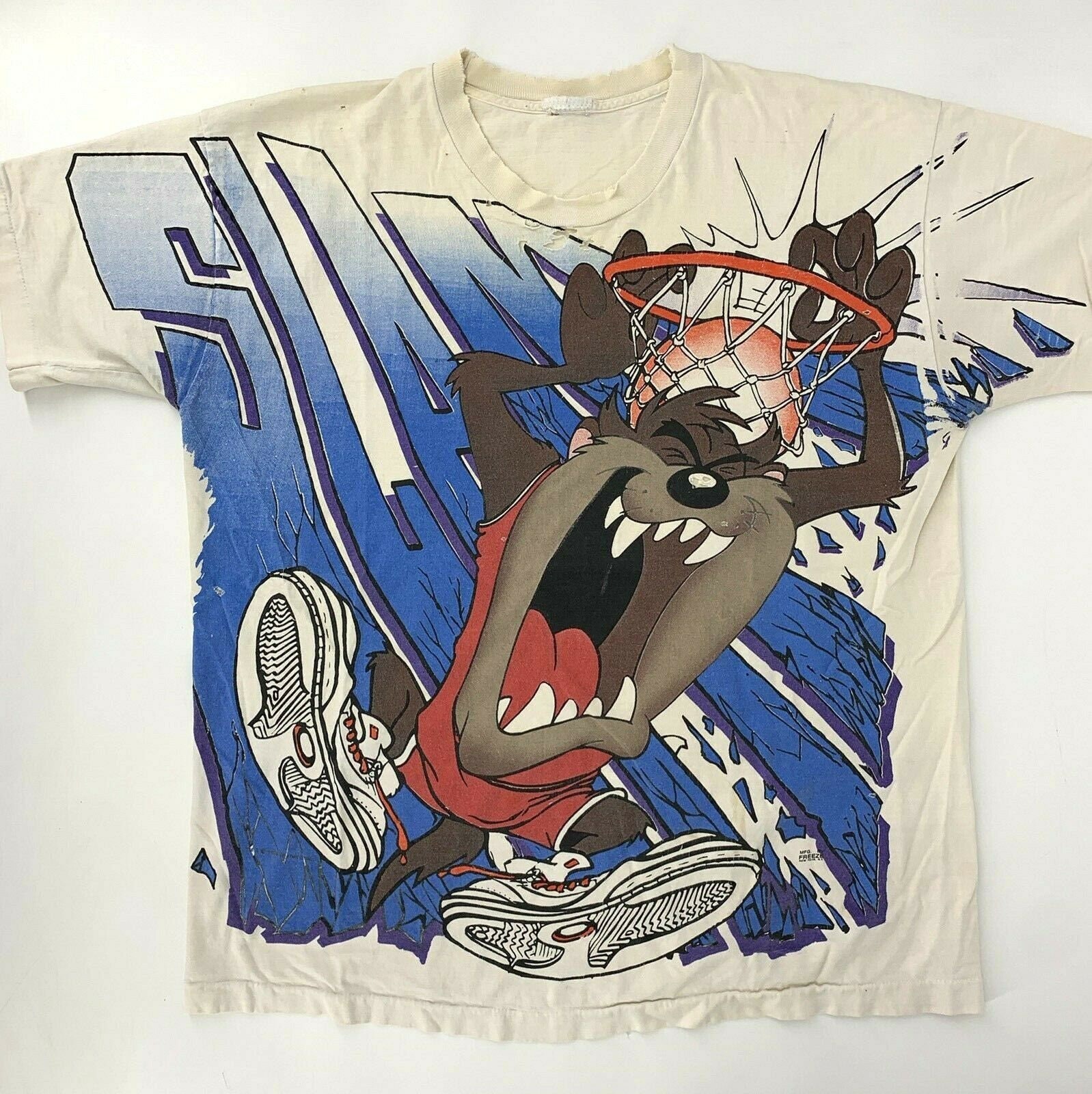Vintage 1990's Phoenix Suns / TAZ Looney Tunes T-Shirt Sz. XL