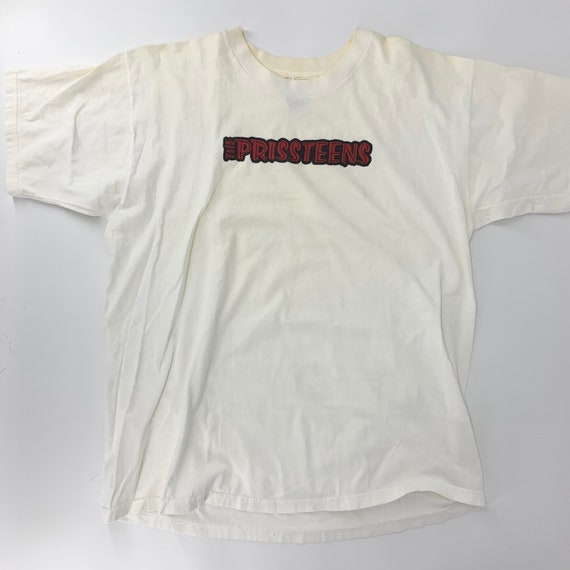 Vintage Prissteens Punk Band T-Shirt 1990s - image 1