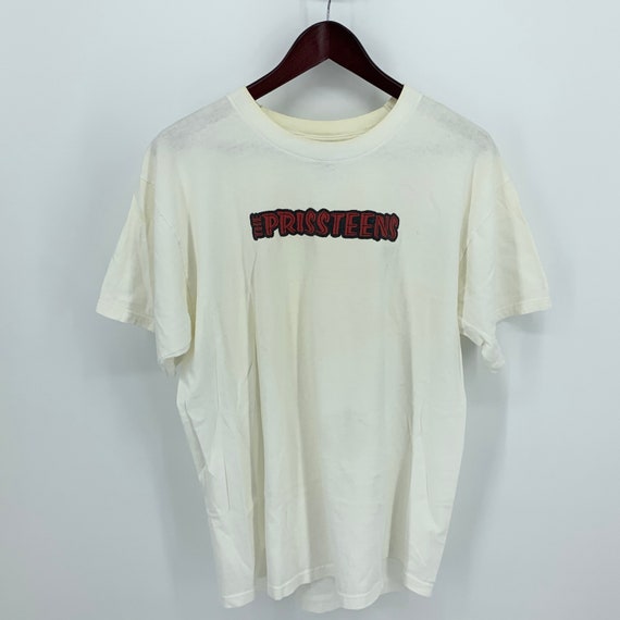 Vintage Prissteens Punk Band T-Shirt 1990s - image 3