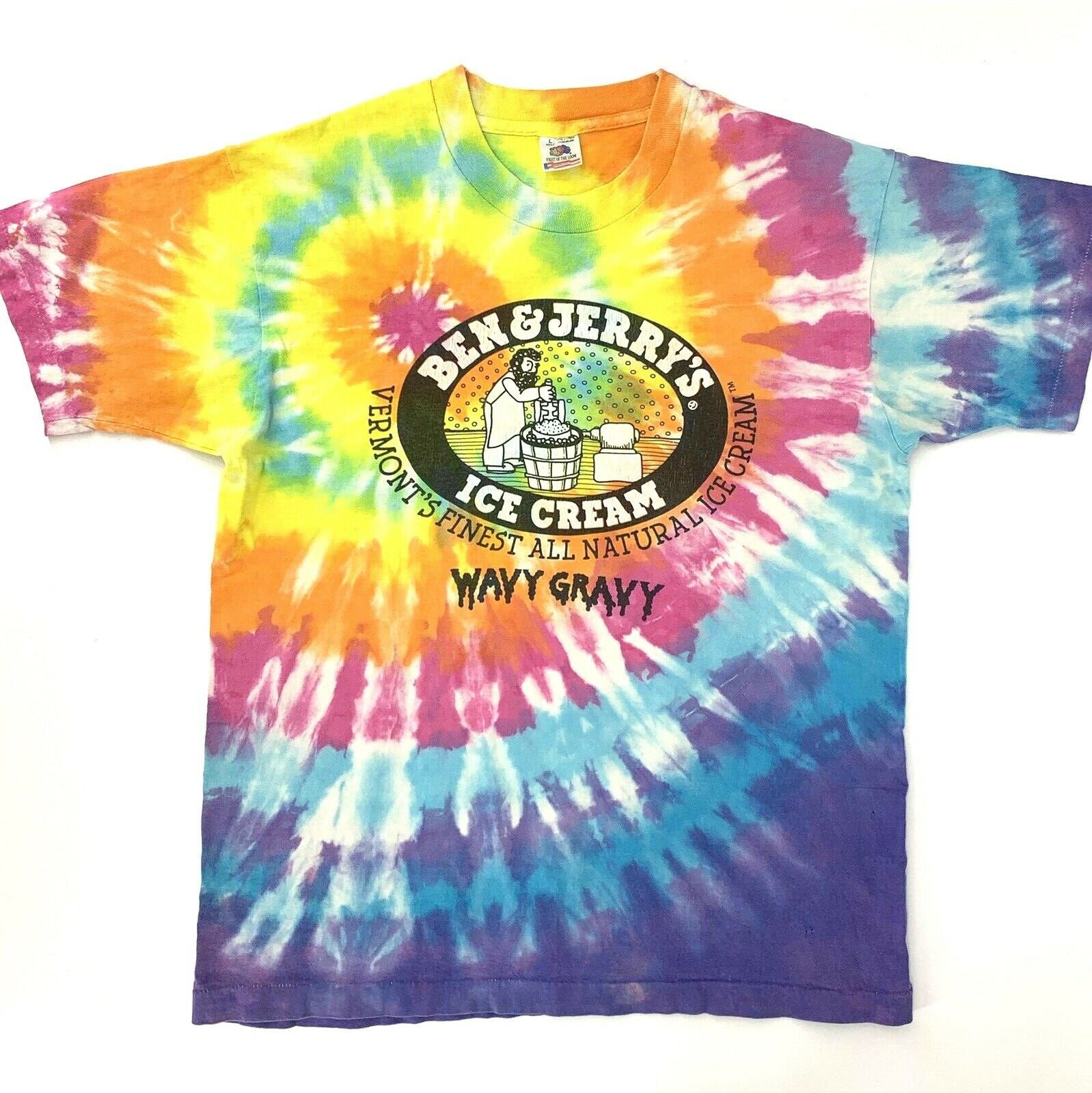 Ben and jerry's tie dye shirt Clearance