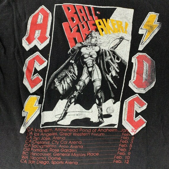 Vintage 1996 AC/DC Ballbreaker World Tour Men Sin… - image 6