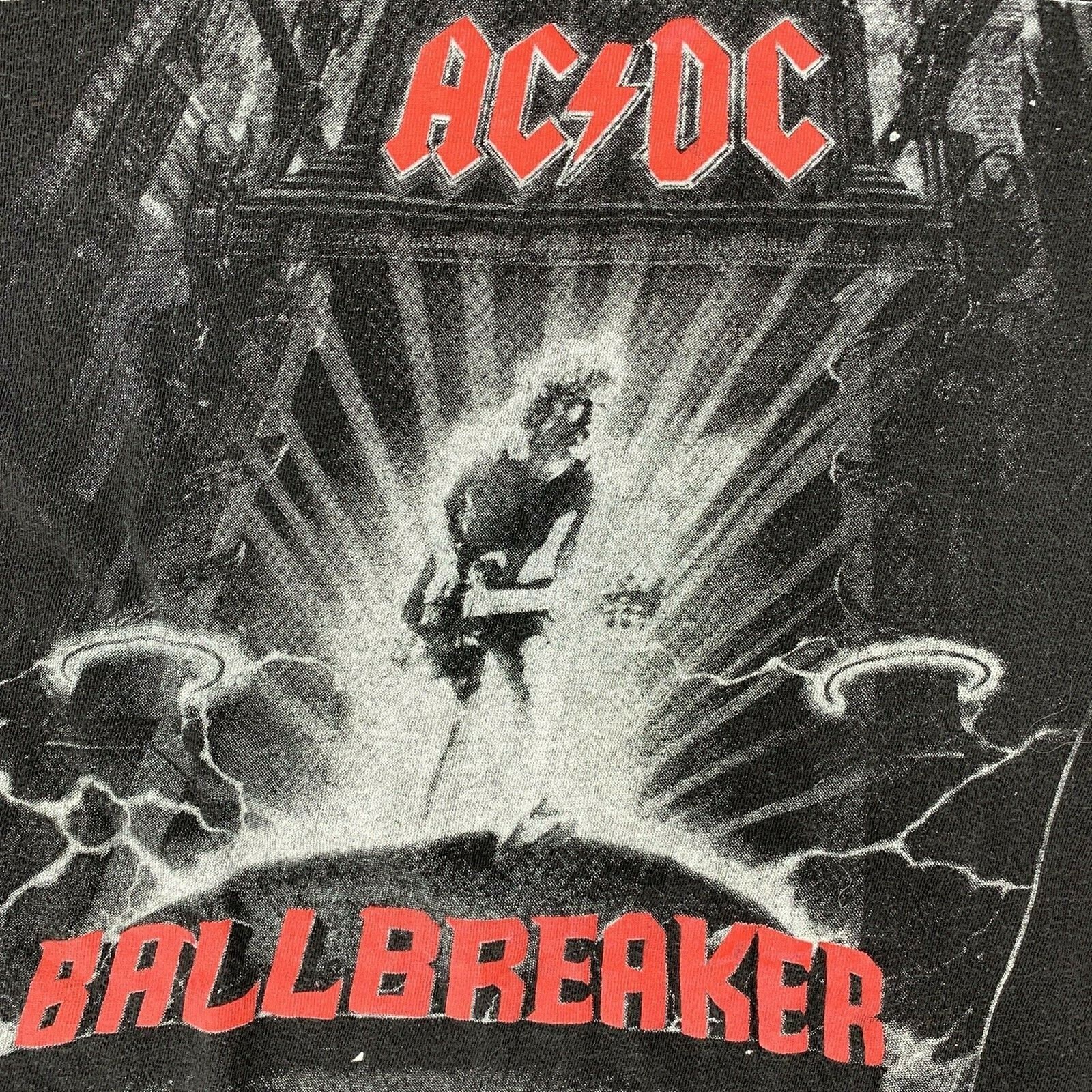 Vintage 1996 AC/DC Ballbreaker World Tour Men Single Stitch Bootleg T ...
