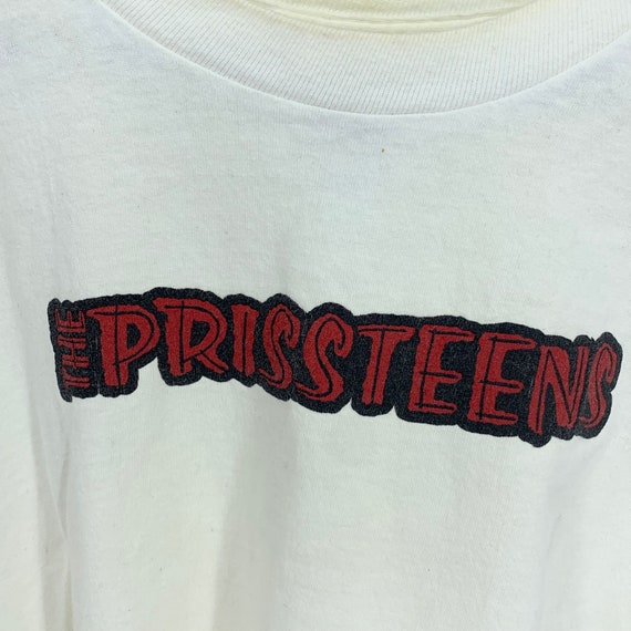 Vintage Prissteens Punk Band T-Shirt 1990s - image 2