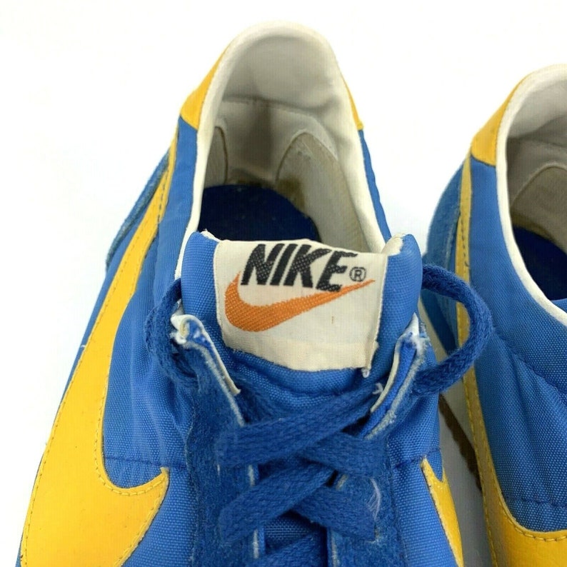 Vintage 1979 NIKE RUNNERS Made in Korea Blue Yellow Oceania Diablo 70s