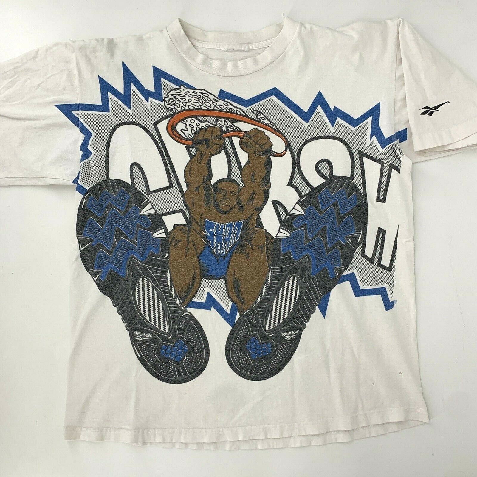 Vintage 90s Reebok SHAQ Shaquille Oneal T-shirt Mens XL - Etsy