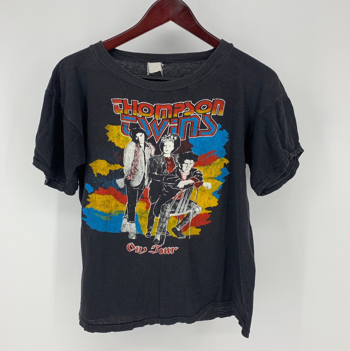 Vintage 1980s Thompson Twins On Tour T-Shirt British Pop | Etsy