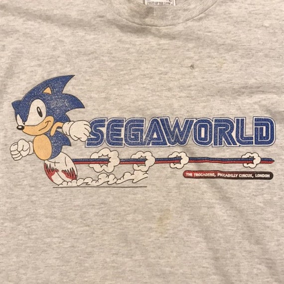 Vintage 1990s Segaworld Sonic the hedgehog t-shirt - image 1