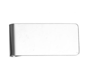 5 Money Clips Stainless Steel, Money Clip Blank