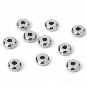 Stainless Steel Spacer Beads 4mm or 5mm or 6mm or 8mm