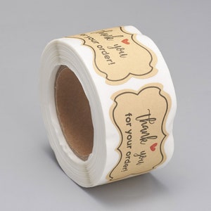 Thank You Labels, Thank You For Your Order Seals image 2
