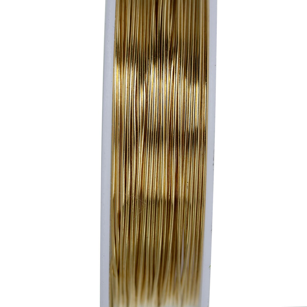 Gold Beading Wire, 23 Gauge Jewelry Wire 0.6mm Diameter