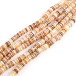 6mm Shell Heishi Beads