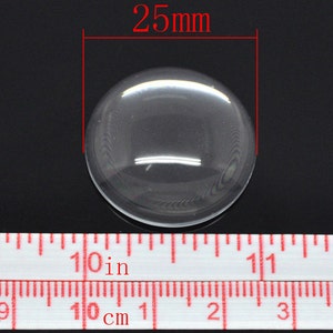 Clear Round Glass Dome Cabochons – Wholesale Sizes 6mm To 50mm For Scrapbooking & Crafts