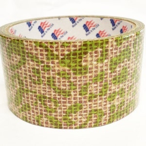 Cheetah print duct tape, scrapbook supplies, decorative duct tape, lime green burlap print duct tape, duct tape wallet, duct tape roll
