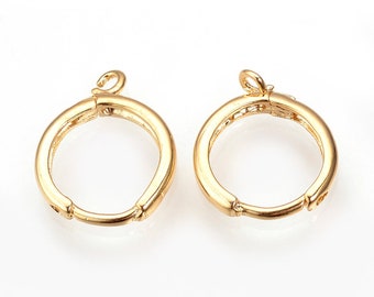 Loop Huggie Earrings, Huggie Hoop Earrings, Gold Huggie Earrings