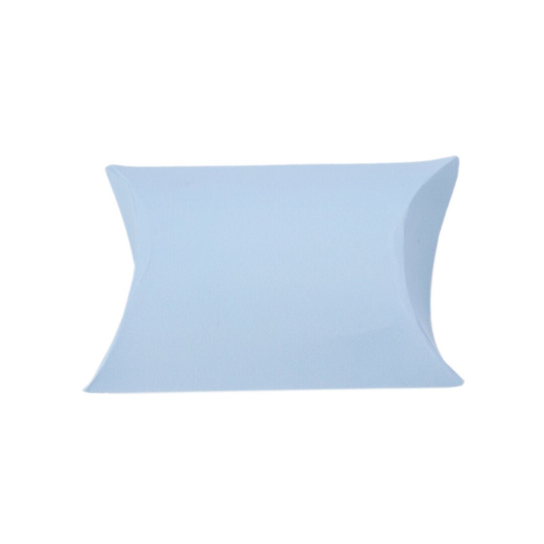 Blue Pillow Boxes, Candy Boxes, Favor Boxes 9cm X 7cm Etsy