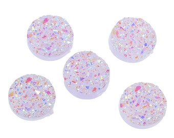 20 Resin Dome Seals Cabochon Round 12mm