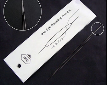 Big Eye Beading Needle,  Collapsible Needle