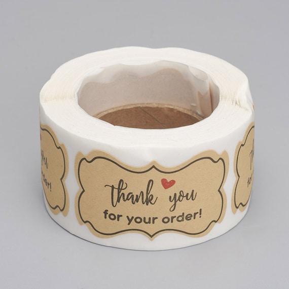 Thank You Labels, Thank You For Your Order Seals
