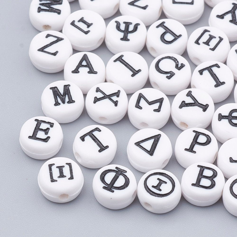 Acrylic Numbers English Letters Beads Diy Children's Beaded - Temu