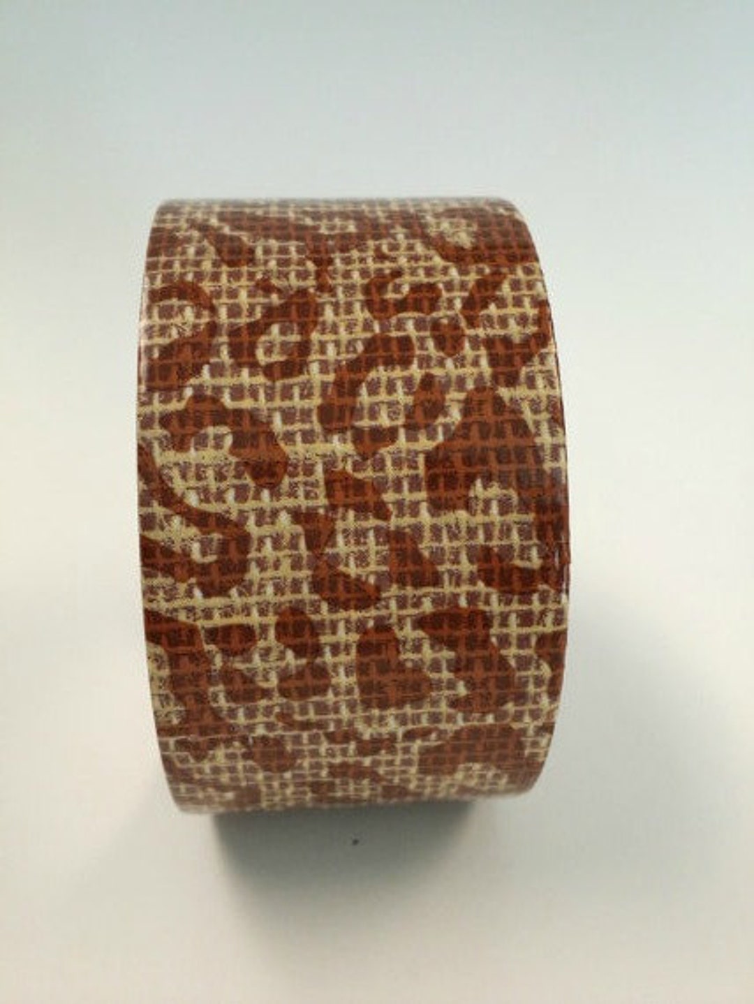 Brown Cheetah Print Duct Tape, Scrapbook Supplies, Decorative Duct Tape, Burlap Print Duct Tape