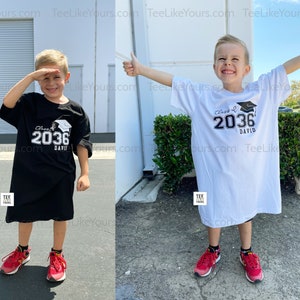 First day of school shirt, Kindergarten shirt, Class of  2035, 2036, 2037, 2038 etc, Custom Grow with me shirt, First Grade 2024, FRONT DB