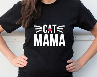 Cat MAMA T-shirt - Best gift for cat lovers - Cat Lady - Love Cats - Mom of a Cat - I love my cat funny t-shirt - graphic tee