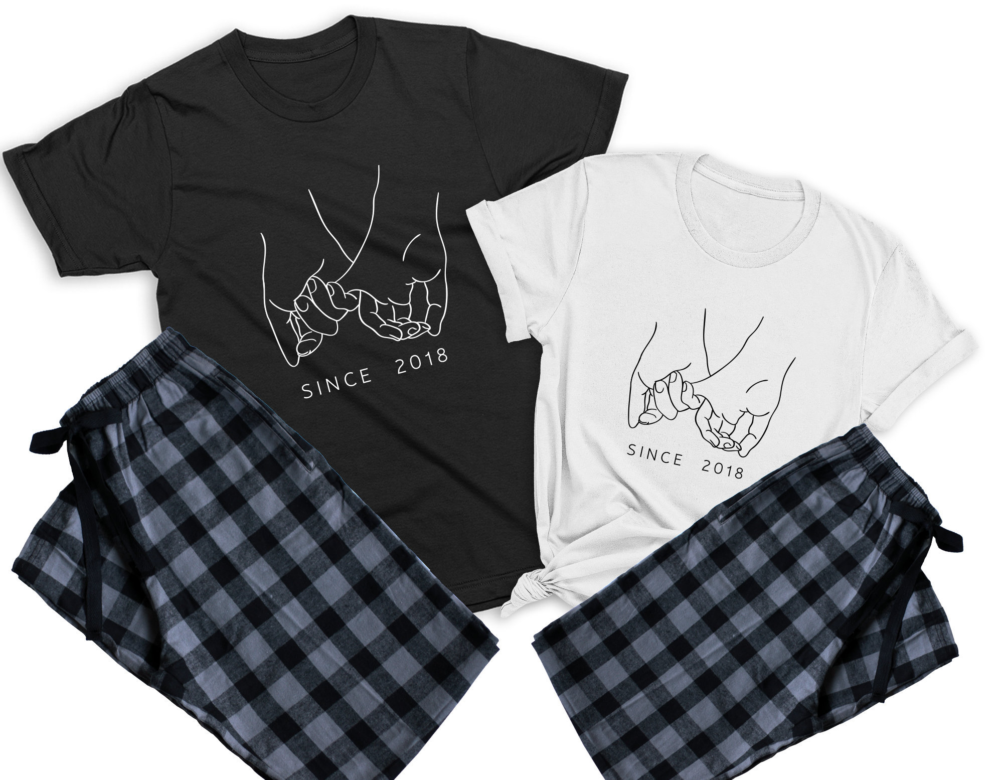 relationship match pajamas for couples