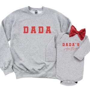 Hoodies Shop Matching Daddy Daughter Hoodies Dada Dada's Valentine