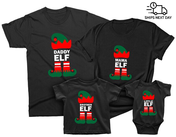 Papa Elf Christmas Family Matching T-Shirt Papa Elf Christmas Family Matching T-Shirt