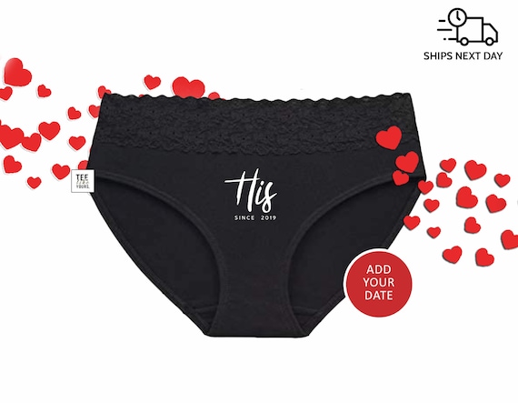 His & Hers Couple Matching Underwear Panties and Boxer Brief Set
