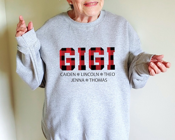 Grandma Grandpa Christmas Pajamas. Custom Grandparents Matching