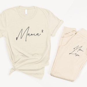 Mom of 2 Coming home outfit. New Mom Loungewear. Mama outfit. Momlife Sweats. Baby Shower Gift. Second baby announcement. Hospital Outfit