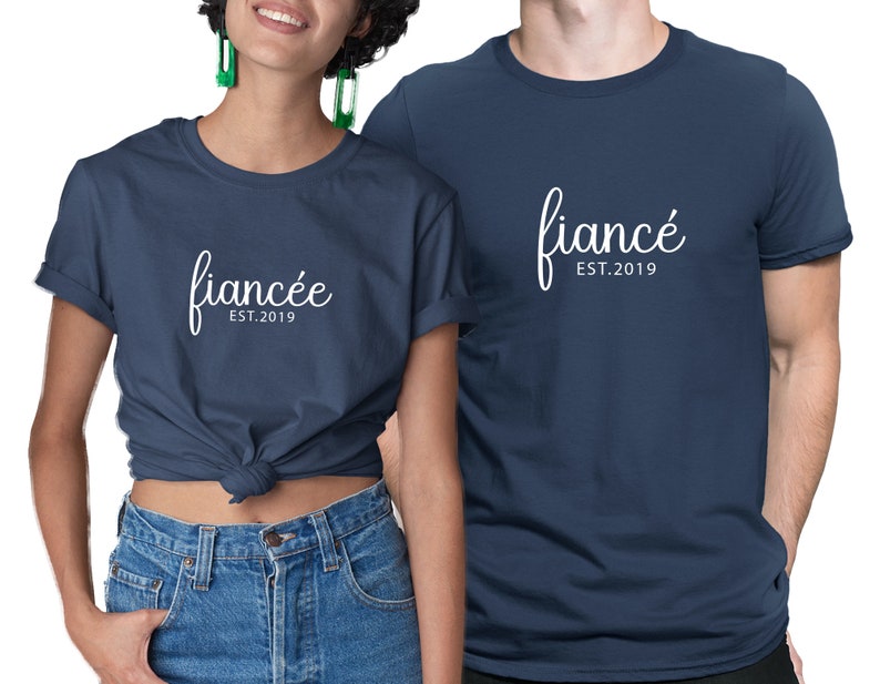 Fiancé &amp; Fiancée Couple Retreat T-shirts Future Mr and Mrs | Etsy