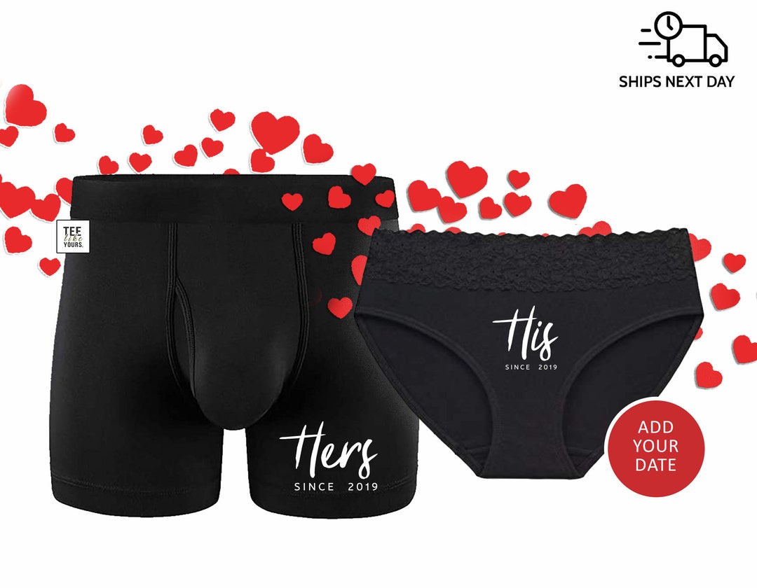 Make a memory this Valentine's Day with matching pairs of undies.