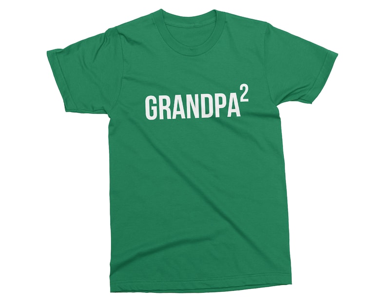 Papa Again. Baby Announcement to Grandpa. Soon to be Grandpa again. Custom Shirt for Second time Grandpa. Pregnancy announcement to Grandpa image 4