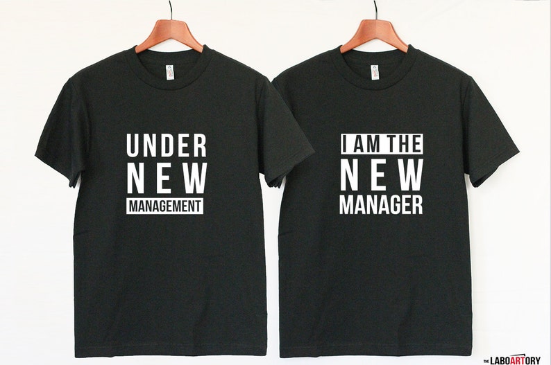 Under new management I am the new manager Funny Couple Tee Cool Gift for couples image 4