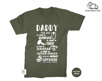 Daddy SUPERHERO | Super Dad Avengers Shirt | Marvelous Dad | Father's Day Thor Avengers Shirt | Fathers Day 2021 Gift, Dad's Birthday Gift