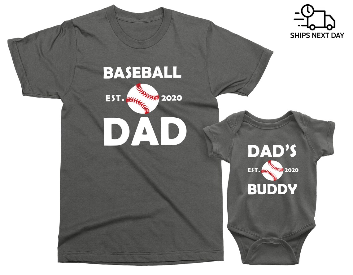 Baseball Dad and Dad's Baseball Buddy Matching Family | Etsy