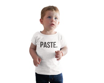 Copy & Paste Father, Son, Daughter and Baby Matching T-shirts Set. Ctrl C Ctrl V Graphic Shirts. Father's Day Gift for Daddy and Baby.