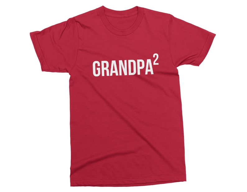 Papa Again. Baby Announcement to Grandpa. Soon to be Grandpa again. Custom Shirt for Second time Grandpa. Pregnancy announcement to Grandpa image 7