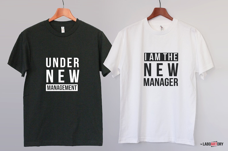 Under new management I am the new manager Funny Couple Tee Cool Gift for couples image 1
