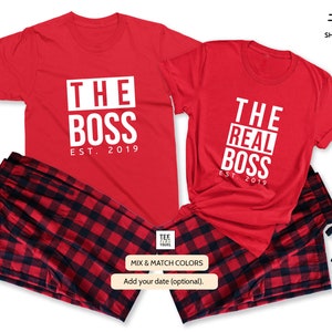 The Boss The Real Boss Koppels Bijpassende Pyjama Tartan Set Koppels