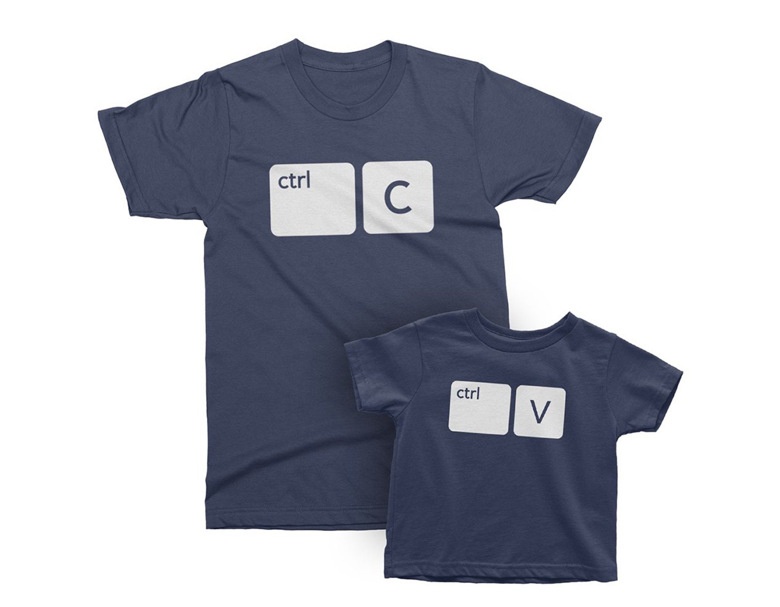 Ctrl C Ctrl V Kids Tshirts. Father Son Daughter and Baby Etsy