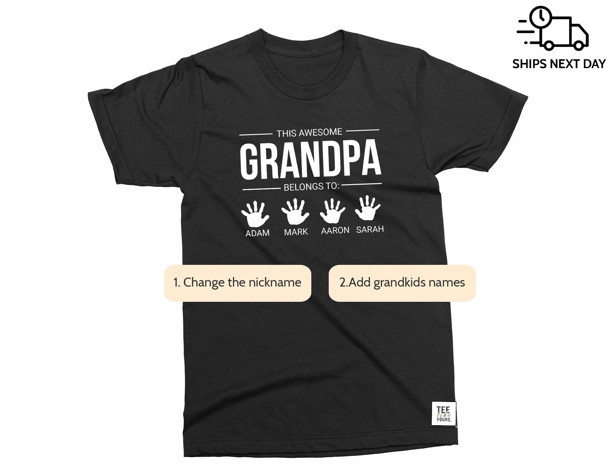 Amazon.com: ZENASSAN Personalized This Grandpa Belongs to